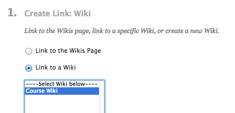 select wiki link